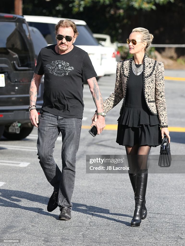 Celebrity Sightings In Los Angeles - February 02, 2015