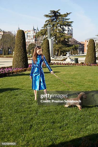 Actress Michelle Jenner is photographed for Conde Nast Traveler - Spain on March 2, 2013 in Madrid, Spain. .