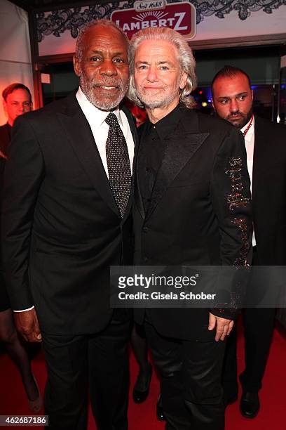 Danny Glover, Hermann Buehlbecker during the Lambertz Monday Night 2015 at Alter Wartesaal on February 2, 2015 in Cologne, Germany.