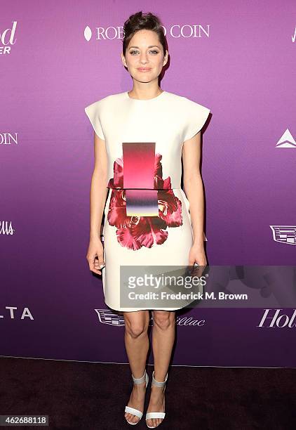 Actress Marion Cotillard attends The Hollywood Reporter's Annual Oscar Nominees Night Party at Spago on February 2, 2015 in Beverly Hills, California.