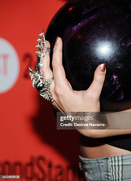 Kaitlin Monte attends the 28th Annual Second Stage Theatre All-Star Bowling Classic at Lucky Strike Lanes & Lounge on February 2, 2015 in New York...