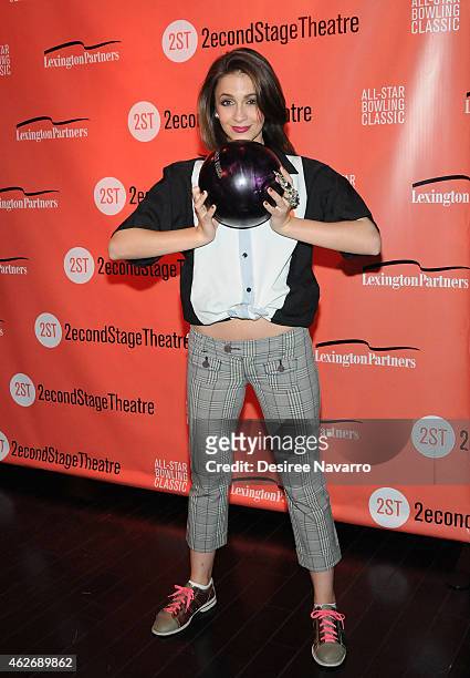 Kaitlin Monte attends the 28th Annual Second Stage Theatre All-Star Bowling Classic at Lucky Strike Lanes & Lounge on February 2, 2015 in New York...