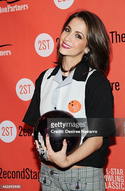 Kaitlin Monte attends the 28th Annual Second Stage Theatre All-Star Bowling Classic at Lucky Strike Lanes & Lounge on February 2, 2015 in New York...