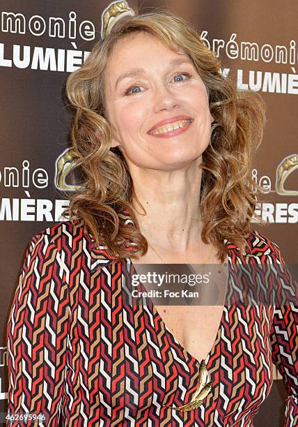 Marianne Basler attends 'Les Lumieres 2015' Arrivals At Espace Pierre Cardin on February 2, 2015 in Paris, France.