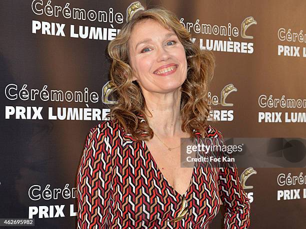 Marianne Basler attends 'Les Lumieres 2015' Arrivals At Espace Pierre Cardin on February 2, 2015 in Paris, France.
