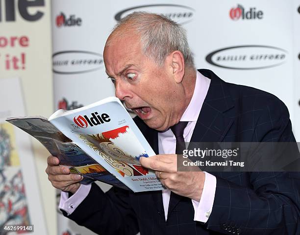 Gyles Brandreth attends the Oldie Of The Year Awards at Simpsons in the Strand on February 3, 2015 in London, England.