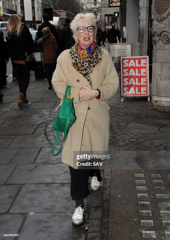 London Celebrity Sightings -  February 3, 2015