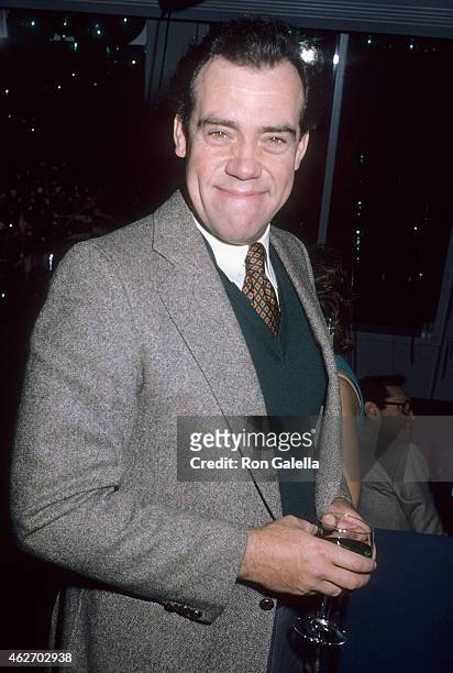 Actor John Schuck on March 17, 1986 dines at Pips Club in Beverly Hills, California.
