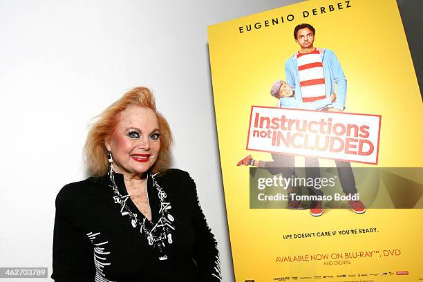 Singer/actress Carol Connors attends the "Instructions Not Included" screening and reception on January 14, 2014 in Los Angeles, California.