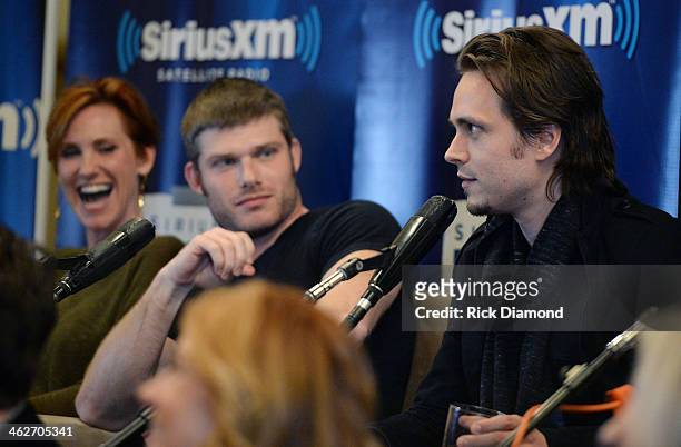 Judith Hoag, Chris Carmack and Jonathan Jackson attend Cast Of ABC's "Nashville" Answer Questions From Fans During A SiriusXM "Town Hall" Special at...