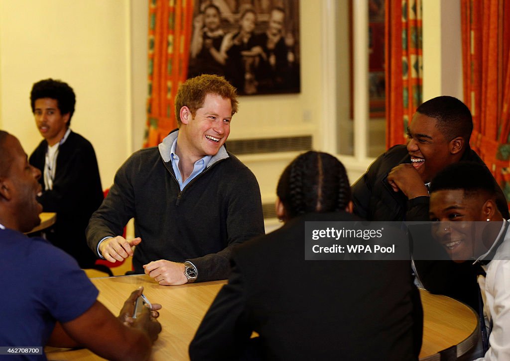 Prince Harry Visits The Full Effect Youth Project