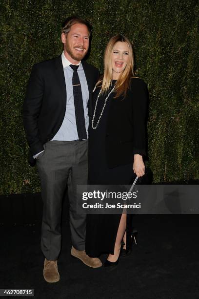 Actress Drew Barrymore and husband Will Kopelman attend the Chanel Dinner celebrating the release of Drew Barrymore's new book "Find It In...