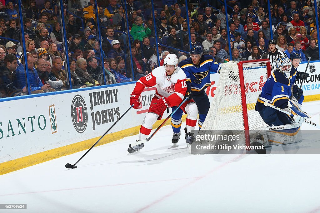 Detroit Red Wings v St Louis Blues