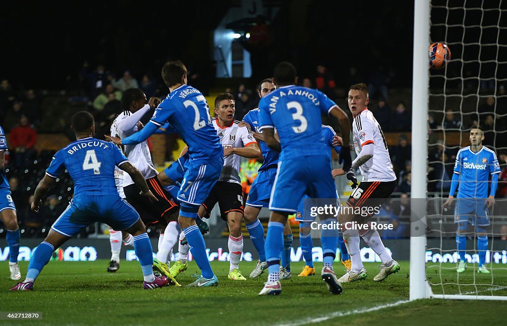 Fulham v Sunderland - FA Cup Fourth Round Replay