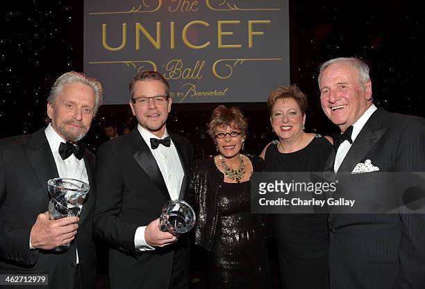 United Nations Messenger of Peace Michael Douglas, recipient of the Danny Kaye Humanitarian Peace Award, emcee and Danny Kaye Humanitarian Peace...