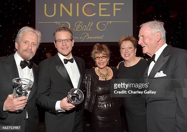 United Nations Messenger of Peace Michael Douglas, recipient of the Danny Kaye Humanitarian Peace Award, emcee and Danny Kaye Humanitarian Peace...