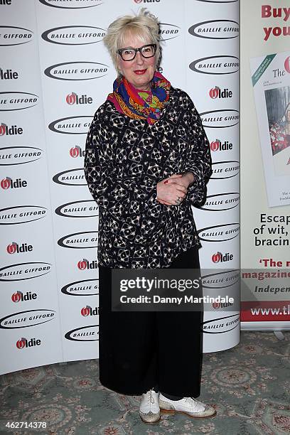 Jenny Eclair attends the Oldie Of The Year Awards at Simpsons in the Strand on February 3, 2015 in London, England.