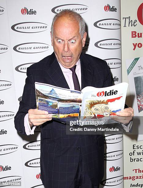 Gyles Brandreth attends the Oldie Of The Year Awards at Simpsons in the Strand on February 3, 2015 in London, England.