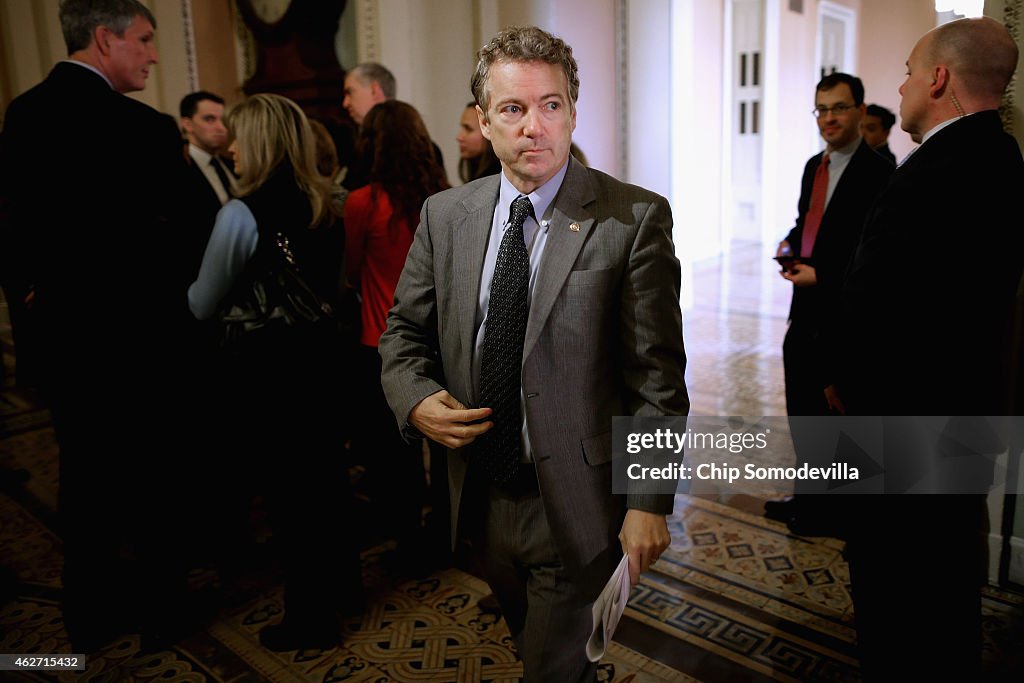 Senate GOP And Democrats Hold Weekly Policy Luncheons