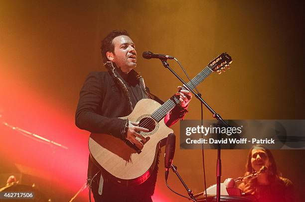 Adam Cohen performs at Le Cafe de la Danse on February 3, 2015 in Paris, France.