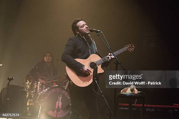 Adam Cohen performs at Le Cafe de la Danse on February 3, 2015 in Paris, France.