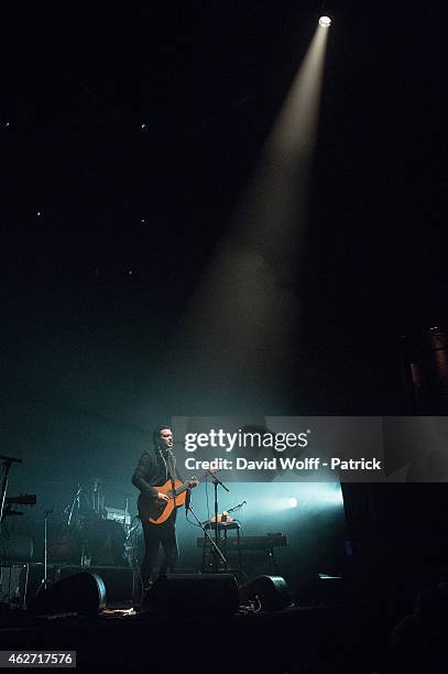 Adam Cohen performs at Le Cafe de la Danse on February 3, 2015 in Paris, France.