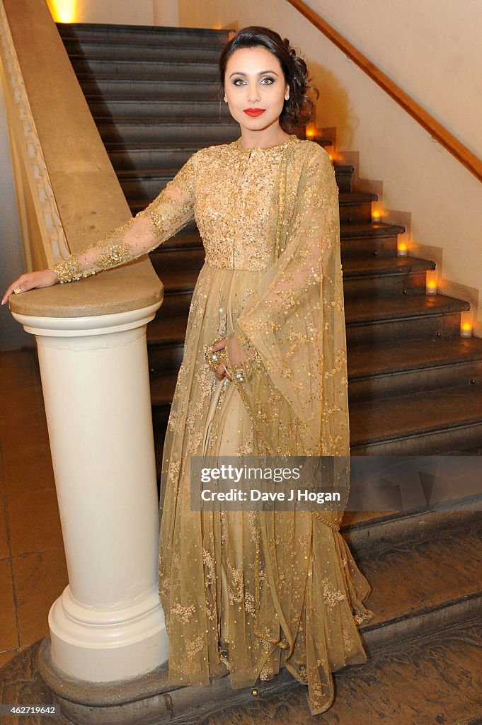 Asia Rani Actress Rani Mukerji are seen onstage as she attends the British ...