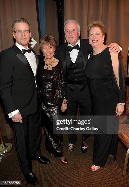 Emcee and Danny Kaye Humanitarian Peace Award presenter Matt Damon, Dena Kaye, emcee and Danny Kaye Humanitarian Peace Award presenter Jerry...