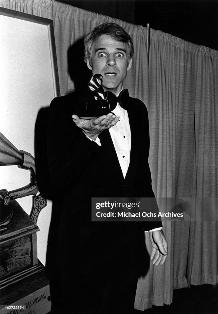 Steve Martin With His First Grammy