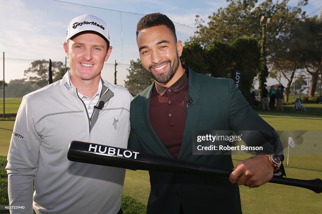 Hublot Announces Ambassador Justin Rose With Baseball Star Matt Kemp