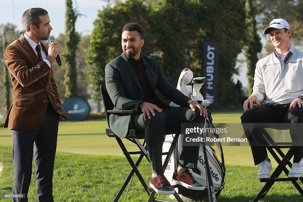 Hublot Announces Ambassador Justin Rose With Baseball Star Matt Kemp