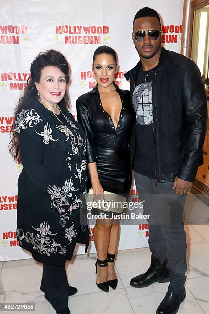 Donelle Dadigan, Carissa Rosario, and James Anderson attend the Hollywood Museum Presents Annual Celebration of Entertainment Awards Exhibition at...