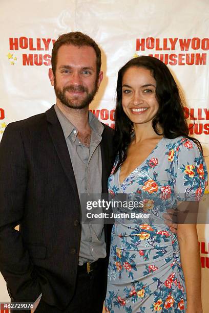 Dan Halden and Elizabeth Austin attend the Hollywood Museum Presents Annual Celebration of Entertainment Awards Exhibition at The Hollywood Museum on...