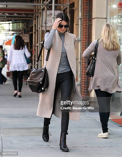 Kendall Jenner is seen in Beverly Hills on February 03, 2015 in Los Angeles, California.
