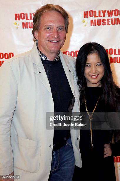 Rex Smith and Tracy Smith attend the Hollywood Museum Presents Annual Celebration of Entertainment Awards Exhibition at The Hollywood Museum on...