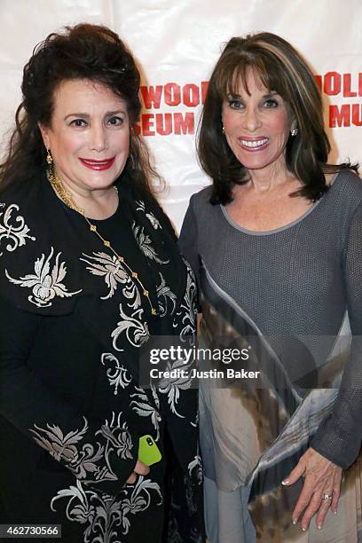 Donelle Dadigan and Kate Linder attend the Hollywood Museum Presents Annual Celebration of Entertainment Awards Exhibition at The Hollywood Museum on...