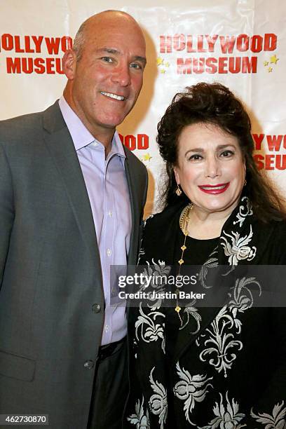 Ken Josefsberg and Donelle Dadigan attend the Hollywood Museum Presents Annual Celebration of Entertainment Awards Exhibition at The Hollywood Museum...