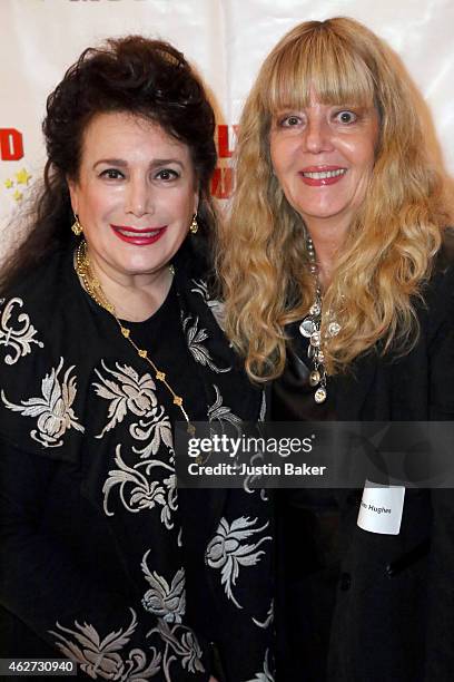 Donelle Dadigan and Kim Hughes attend the Hollywood Museum Presents Annual Celebration of Entertainment Awards Exhibition at The Hollywood Museum on...