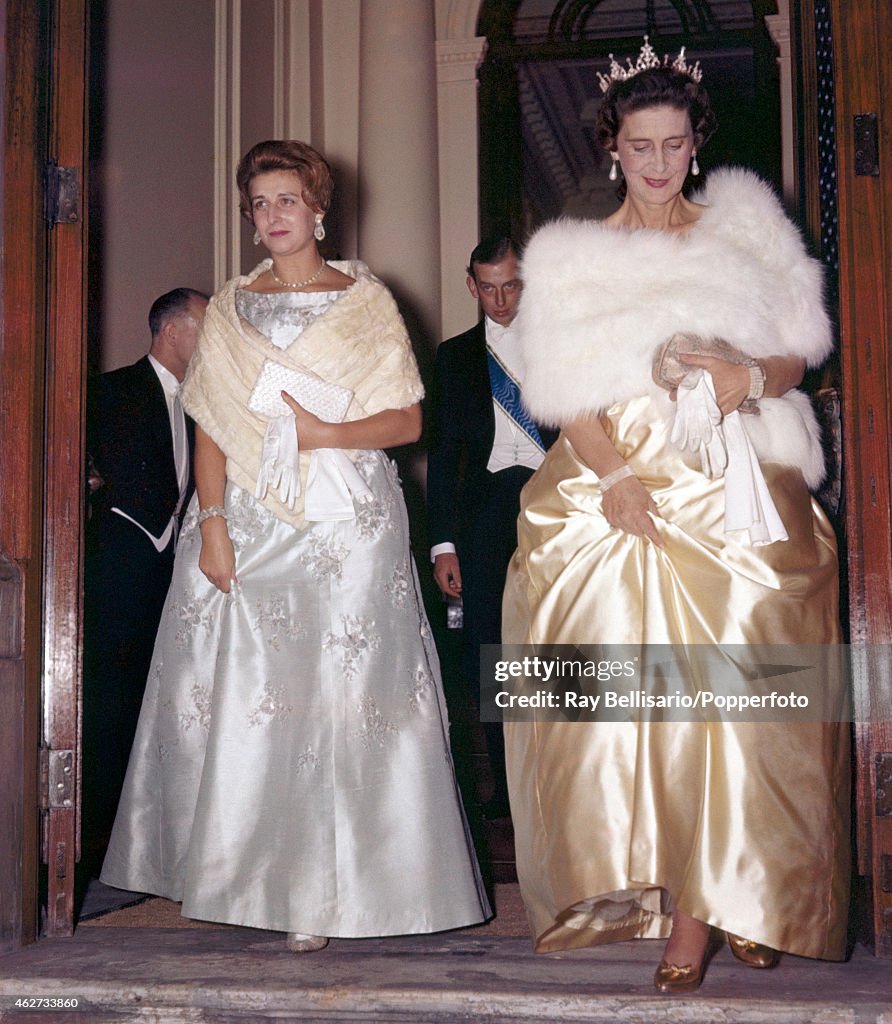 Princess Alexandra With The Duchess Of Kent