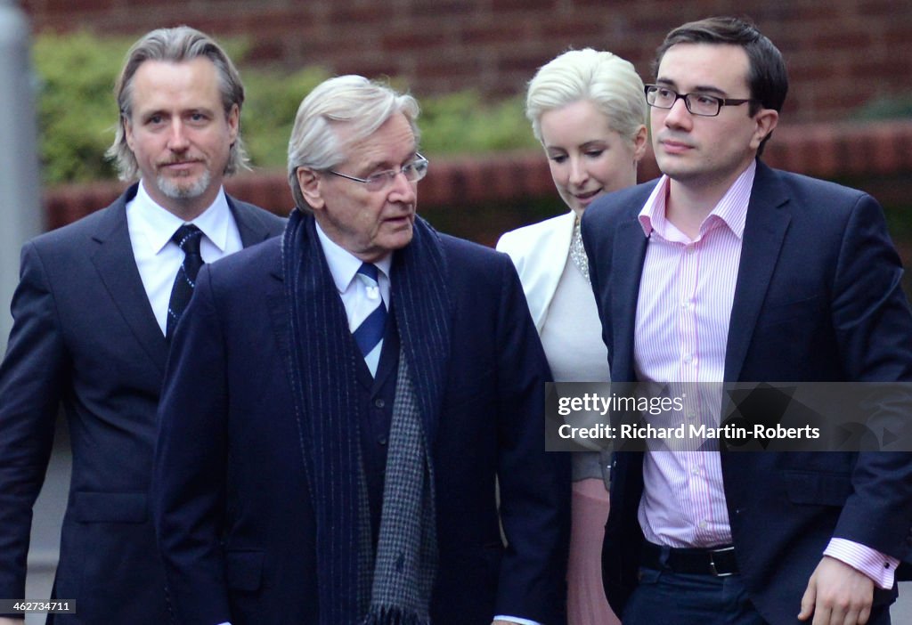 William Roache Attends Preston Crown Court