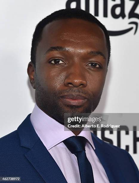 Actor Jamie Hector arrives for the red carpet premiere screening for Amazon's first original drama series 'Bosch' at The Dome at Arclight Hollywood...