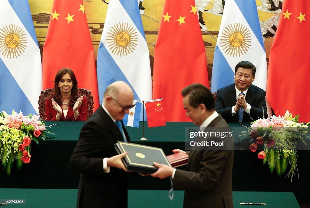 Argentinian President Cristina Fernandez de Kirchner Visits China