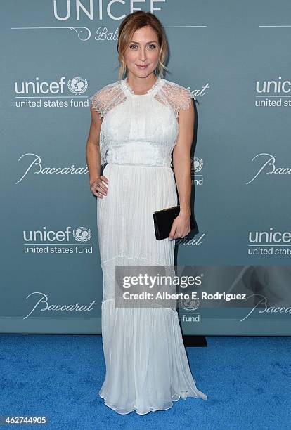 Actress Sasha Alexander arrives to the 2014 UNICEF Ball Presented by Baccarat at the Regent Beverly Wilshire Hotel on January 14, 2014 in Beverly...