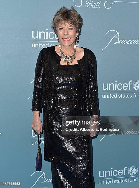 Dena Kaye arrives to the 2014 UNICEF Ball Presented by Baccarat at the Regent Beverly Wilshire Hotel on January 14, 2014 in Beverly Hills, California.