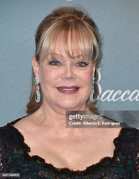 Socialite Candy Spelling arrives to the 2014 UNICEF Ball Presented by Baccarat at the Regent Beverly Wilshire Hotel on January 14, 2014 in Beverly...