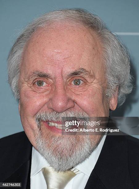 Producer George Schlatter arrives to the 2014 UNICEF Ball Presented by Baccarat at the Regent Beverly Wilshire Hotel on January 14, 2014 in Beverly...