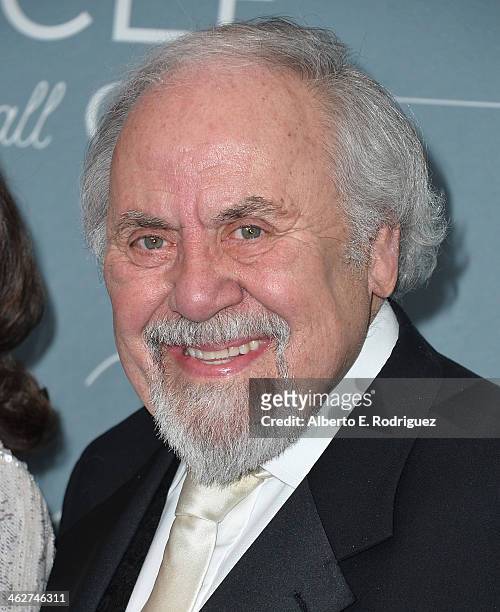 Producer George Schlatter arrives to the 2014 UNICEF Ball Presented by Baccarat at the Regent Beverly Wilshire Hotel on January 14, 2014 in Beverly...