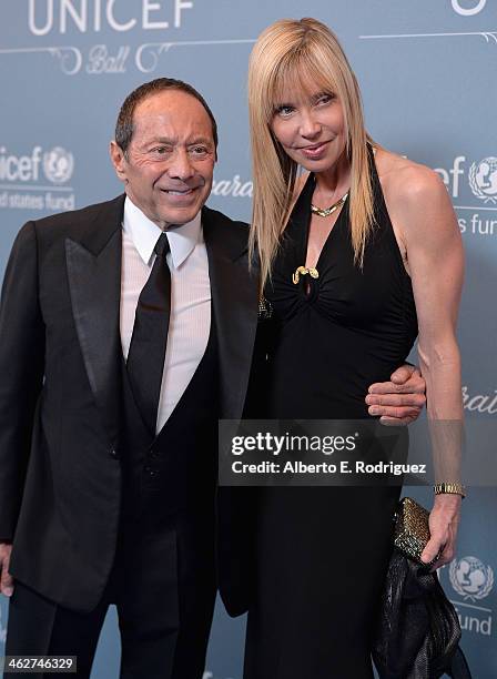 Singer Paul Anka arrives to the 2014 UNICEF Ball Presented by Baccarat at the Regent Beverly Wilshire Hotel on January 14, 2014 in Beverly Hills,...