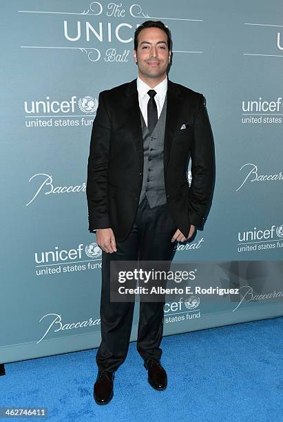 Producer Mohammed Al Turki arrives to the 2014 UNICEF Ball Presented by Baccarat at the Regent Beverly Wilshire Hotel on January 14, 2014 in Beverly...