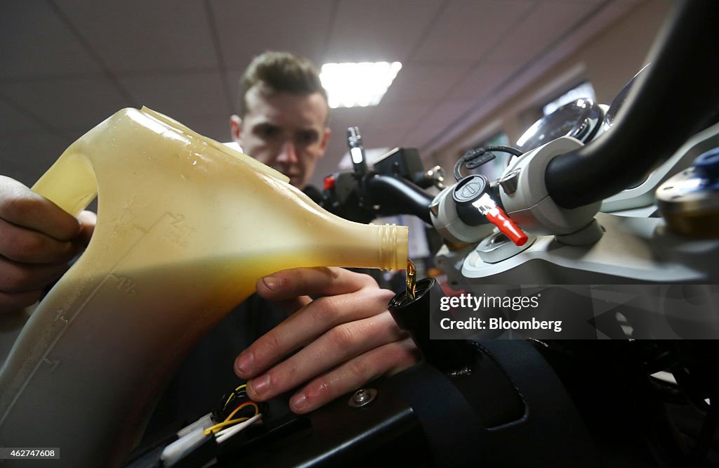 British Motorbike Manufacturing At Norton Motorcycles Ltd.'s Assembly Plant